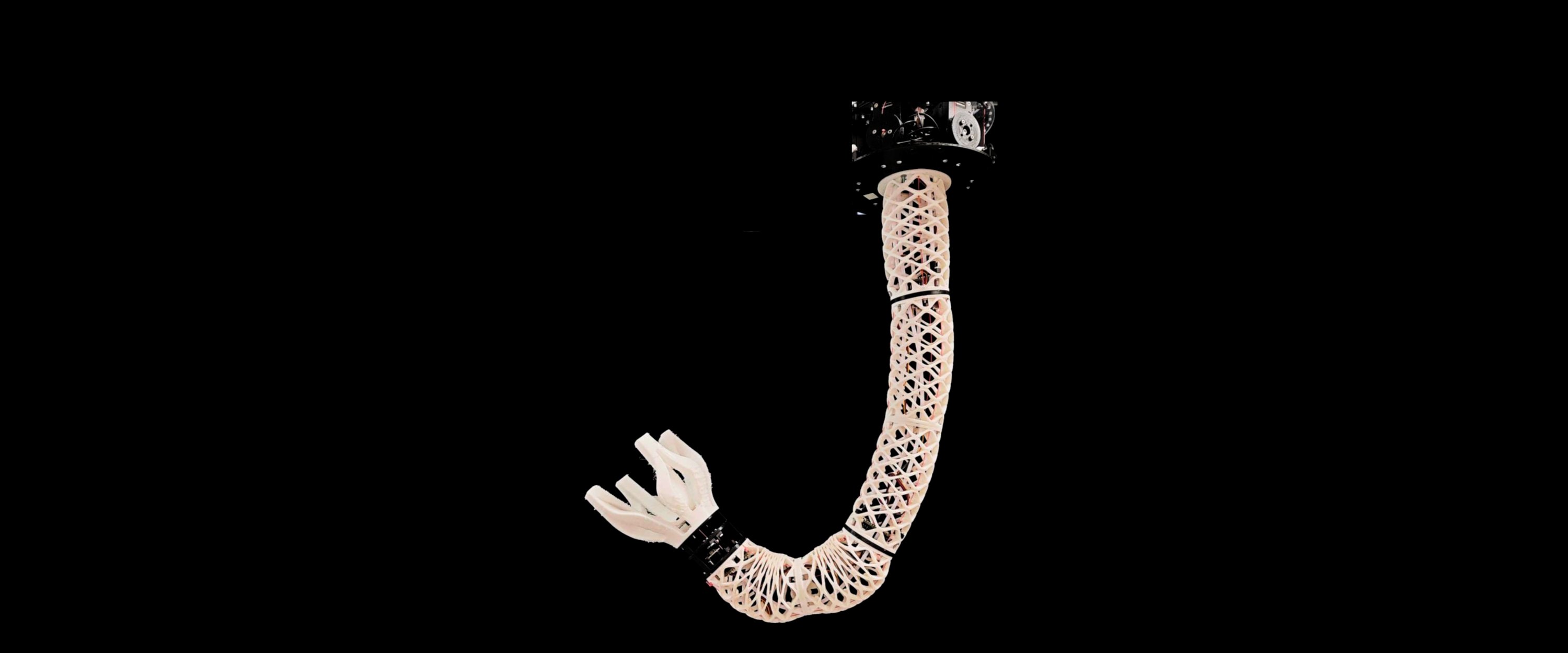 Helix soft continuum arm