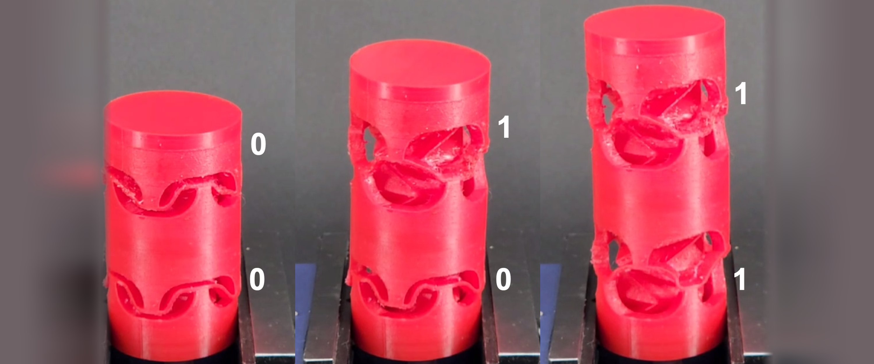 Meta-Ori multistable origami actuators